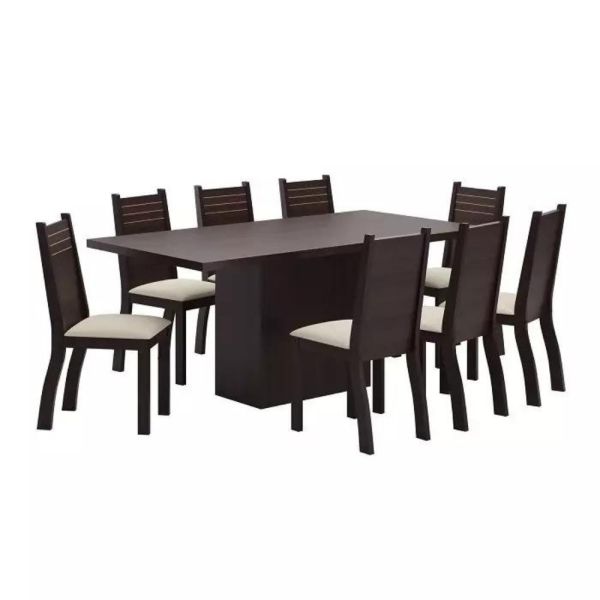 TUPI S A JUEGO DE COMEDOR NEVADA C 8 SILLAS MOVELMAX