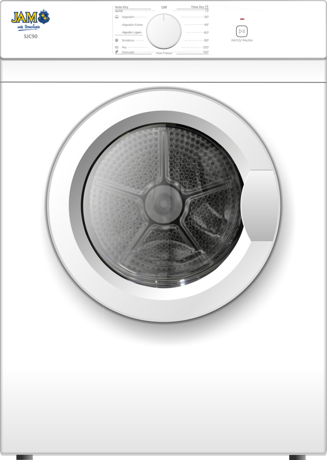 SECARROPAS JAM SJC90 DE 9 KG 220V/50HZ COLOR BLANCO 16405